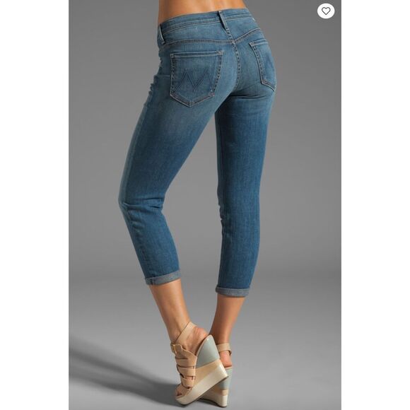Mother Skinny Not Skinny Blue Skies Tomorrow Wash Jeans Size 27 - Picture 2 of 16